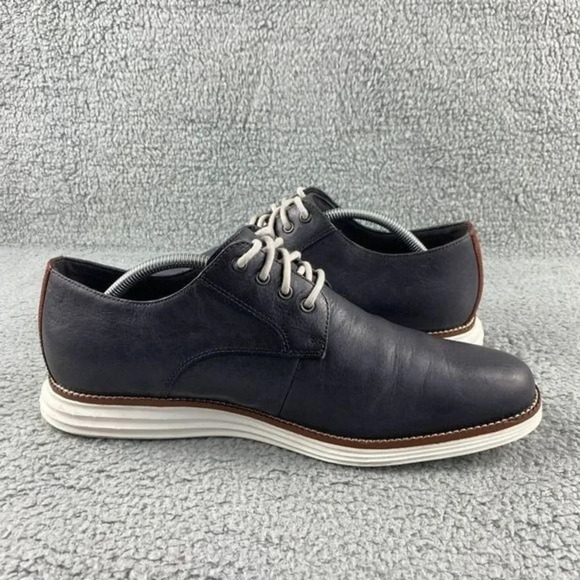 Cole haan original Classic Grand Plain Oxford Shoes Mens 11 M Navy‎ Lace Up main image 8